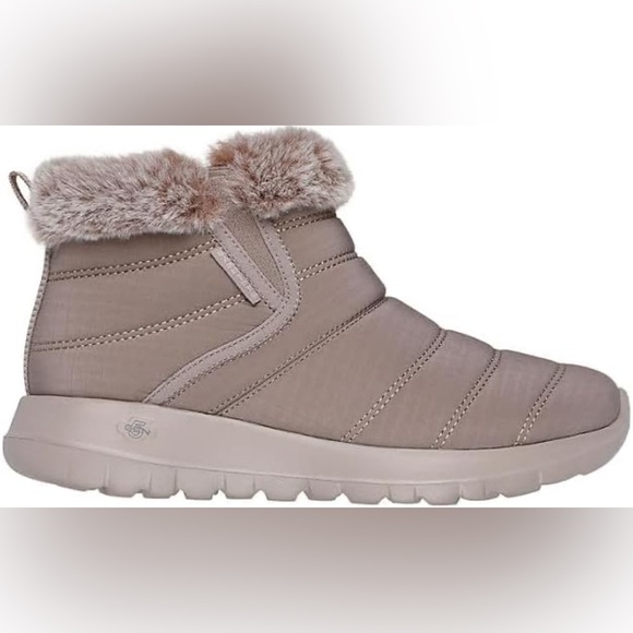 Skechers Women's Go Walk Air Cooled Goga Mat Boots with Faux Fur - Picture 4 of 4